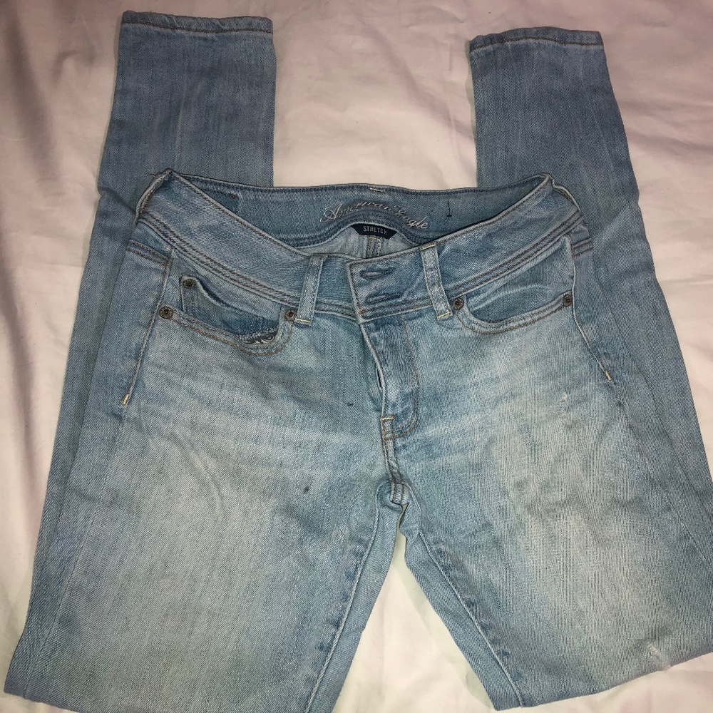 American Eagle Distressed Skinny Jeans